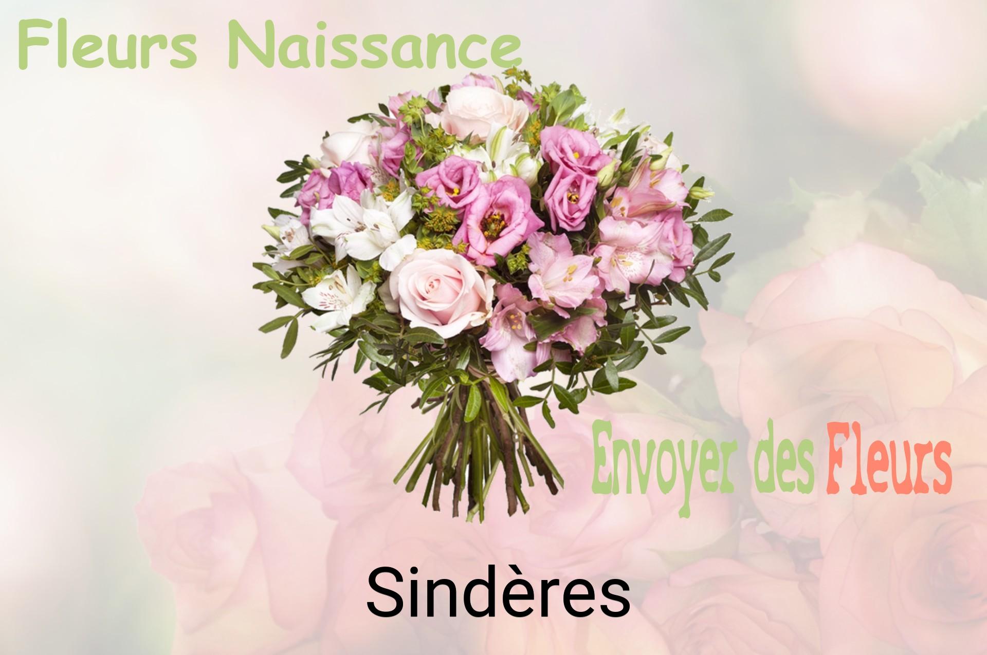 Bouquet de fleurs de naissance livré à Sindères